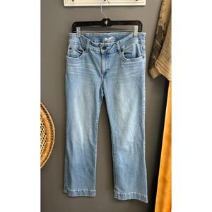 Wrangler Womens‎ Bootcut Jeans Size 30x34 Blue Denim Mid Rise Western Y2K Light